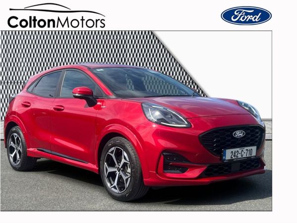 Ford Puma Crossover, Petrol Hybrid, 2024, Red