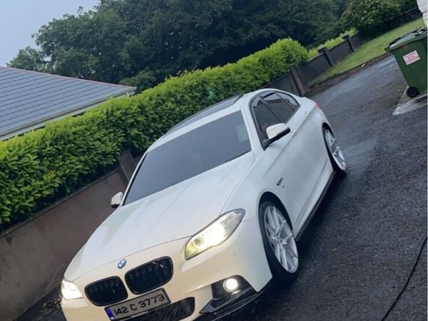 BMW 5-Series Saloon, Diesel, 2014, White