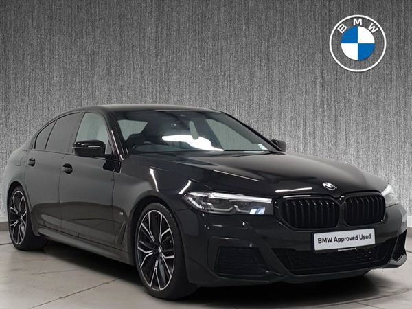 BMW 5-Series Saloon, Diesel, 2021, Black