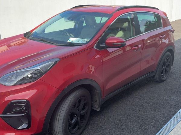Kia Sportage SUV, Diesel Hybrid, 2022, Red