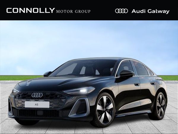 Audi A5 Saloon, Petrol Hybrid, 2025, Black