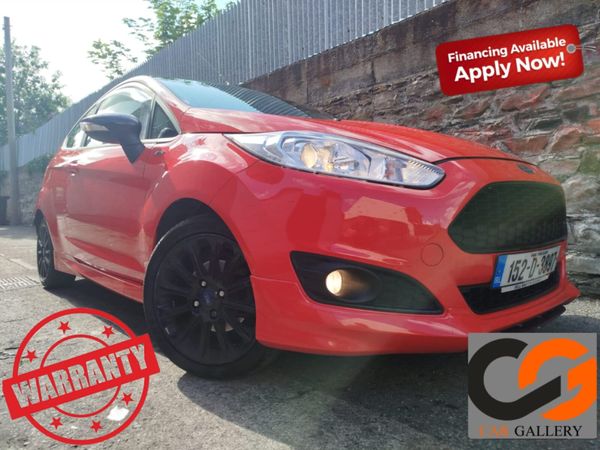 Ford Fiesta Hatchback, Petrol, 2015, Red