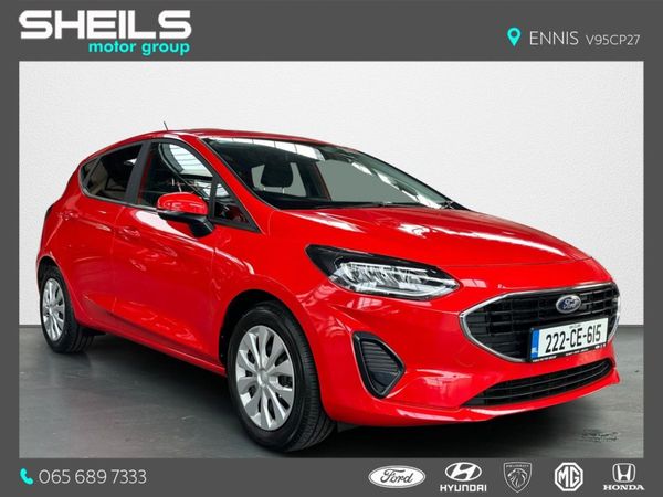 Ford Fiesta Hatchback, Petrol, 2022, Red