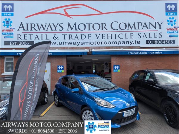 Toyota Aqua Hatchback, Petrol Hybrid, 2017, Blue