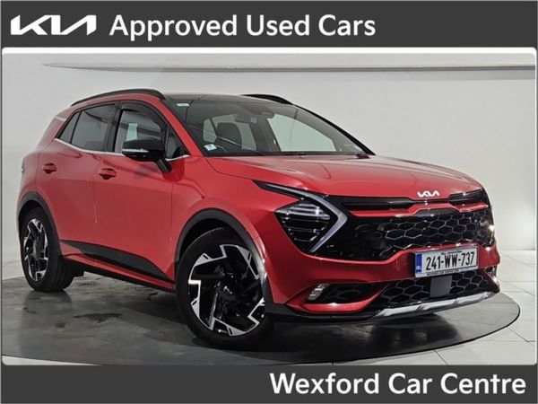 Kia Sportage SUV, Diesel Hybrid, 2024, Red