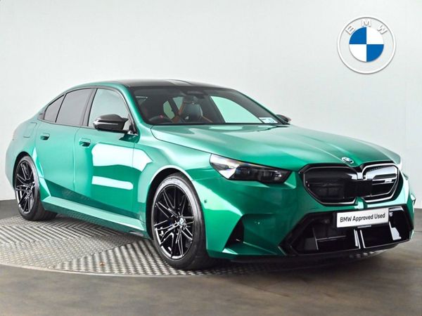BMW M5 Saloon, Petrol Plug-in Hybrid, 2025, Green