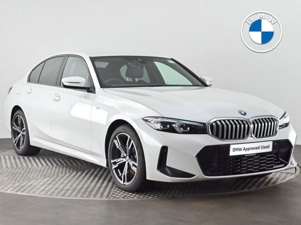 BMW 3-Series Saloon, Petrol Plug-in Hybrid, 2024, White