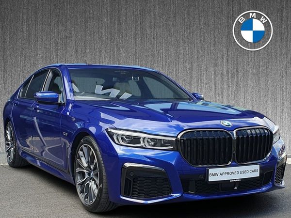 BMW 7-Series Saloon, Petrol Plug-in Hybrid, 2022, Blue