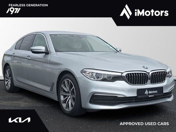BMW 5-Series Saloon, Diesel, 2018, Silver
