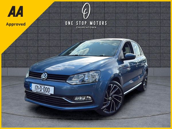 Volkswagen Polo Hatchback, Petrol, 2017, Blue