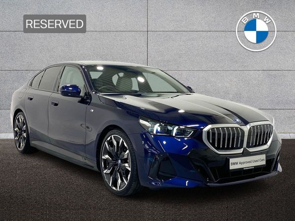 BMW 5-Series Saloon, Petrol Plug-in Hybrid, 2024, Blue