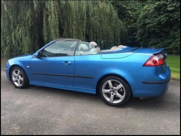 Saab 9-3 Convertible, Diesel, 2006, Blue