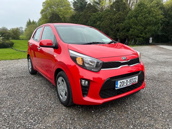 Kia Picanto Hatchback, Petrol, 2020, Red