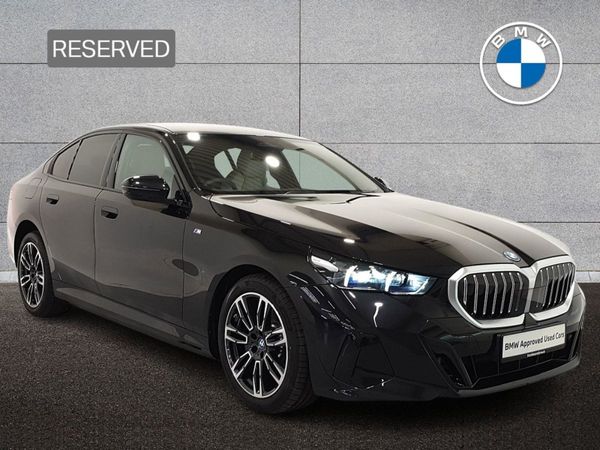 BMW 5-Series Saloon, Petrol Plug-in Hybrid, 2025, Black