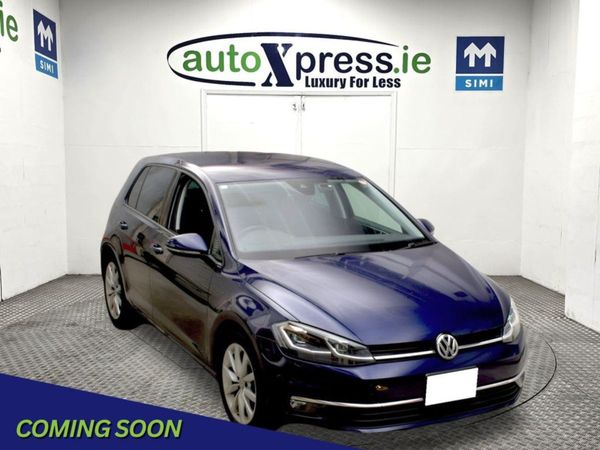 Volkswagen Golf Hatchback, Diesel, 2018, Blue
