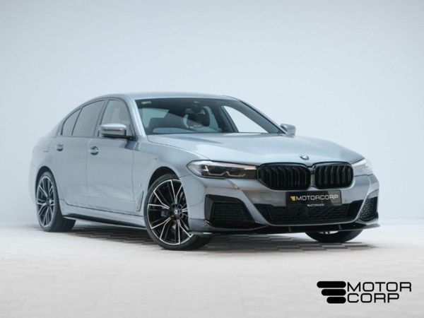 BMW 5-Series Saloon, Hybrid, 2021, Blue