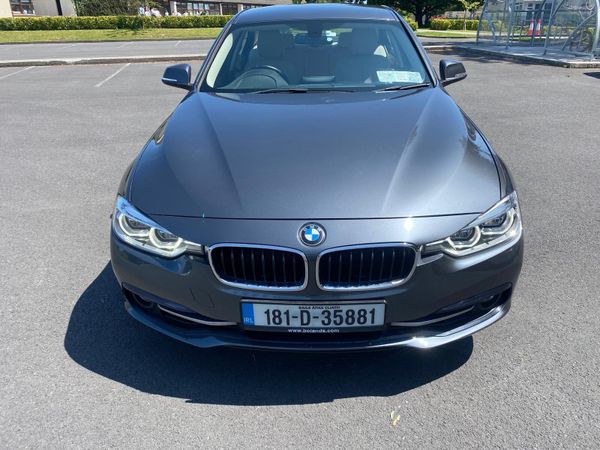 BMW 3-Series Saloon, Petrol, 2018, Grey
