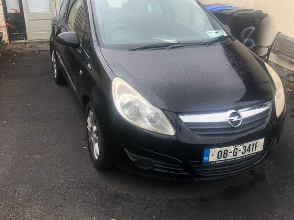 Opel Corsa Hatchback, Petrol, 2008, Black