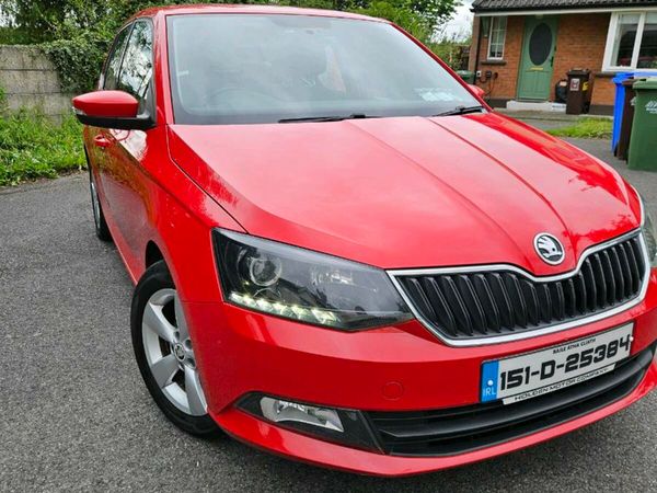 Skoda Fabia Hatchback, Petrol, 2015, Red