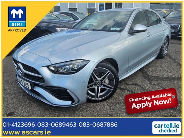 Mercedes-Benz C-Class Saloon, Petrol Hybrid, 2022, Grey