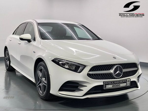 Mercedes-Benz A-Class Saloon, Petrol Plug-in Hybrid, 2020, White