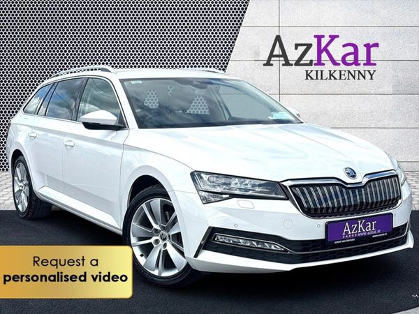 Skoda Superb Estate, Petrol Plug-in Hybrid, 2021, White