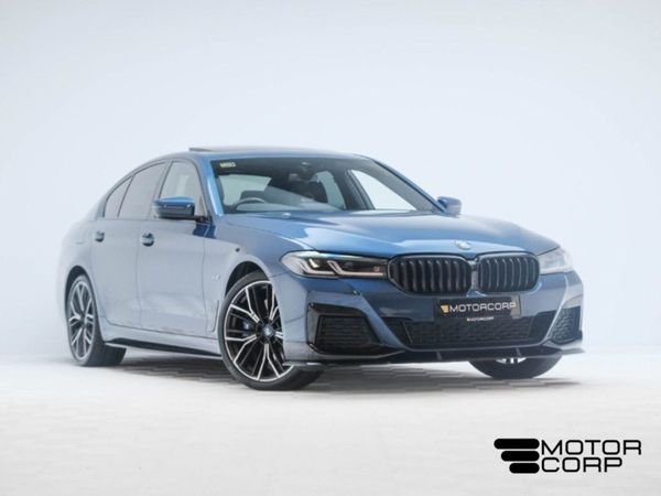 BMW 5-Series Saloon, Hybrid, 2023, Blue