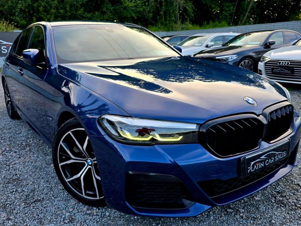 BMW 5-Series Saloon, Diesel, 2020, Blue