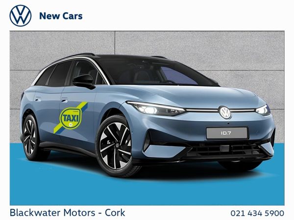 Volkswagen ID.7 Saloon, Electric, 2025, Blue
