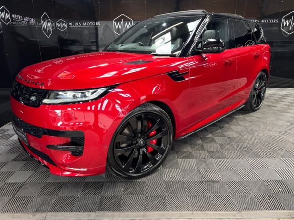 Land Rover Range Rover Sport Estate, Petrol Hybrid, 2023, Red