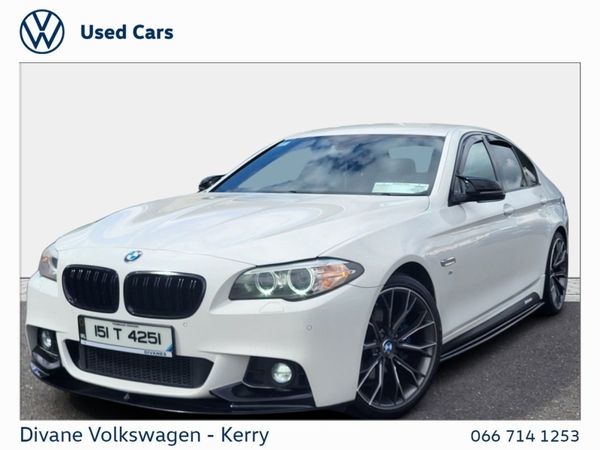 BMW 5-Series Saloon, Diesel, 2015, White