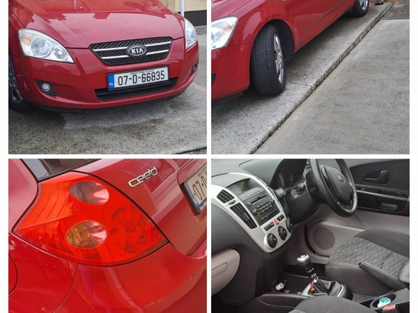 Kia Ceed Hatchback, Petrol, 2007, Red