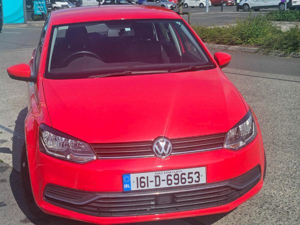 Volkswagen Polo Hatchback, Petrol, 2016, Red