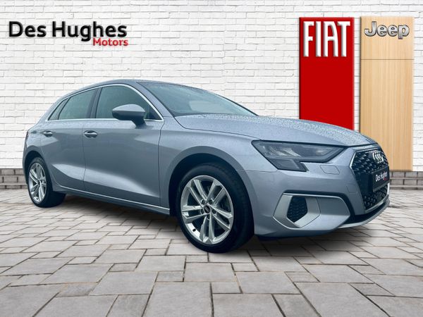 Audi A3 Hatchback, Petrol Hybrid, 2021, Silver