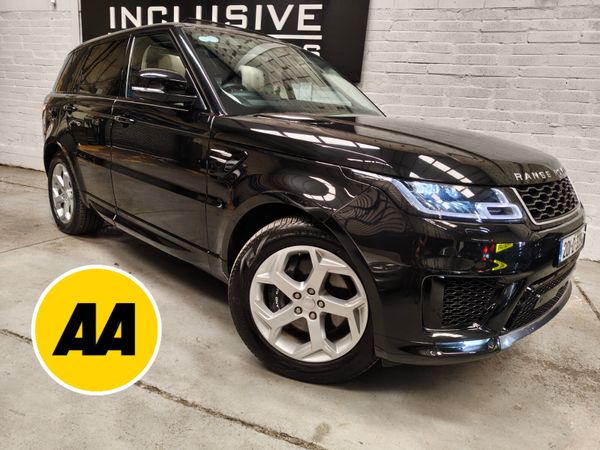 Land Rover Range Rover Sport SUV, Petrol Hybrid, 2020, Black