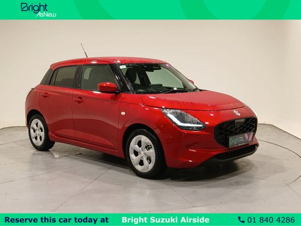 Suzuki Swift Hatchback, Petrol Hybrid, 2025, Red