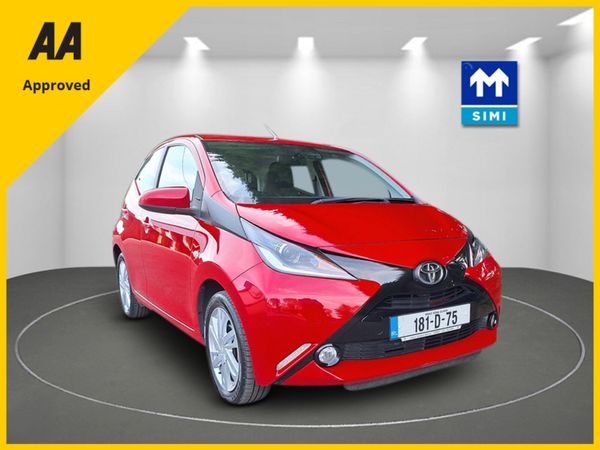Toyota Aygo Hatchback, Petrol, 2018, Red