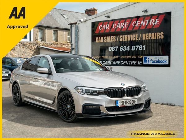 BMW 5-Series Saloon, Petrol Plug-in Hybrid, 2019, Silver