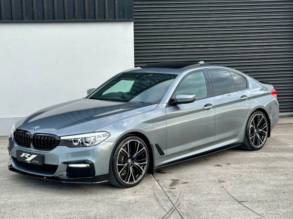 BMW 5-Series Saloon, Diesel, 2017, Blue