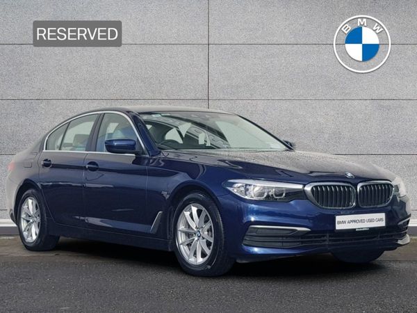 BMW 5-Series Saloon, Diesel, 2019, Blue