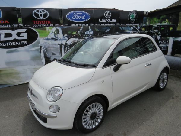 Fiat 500 Hatchback, Petrol, 2014, White