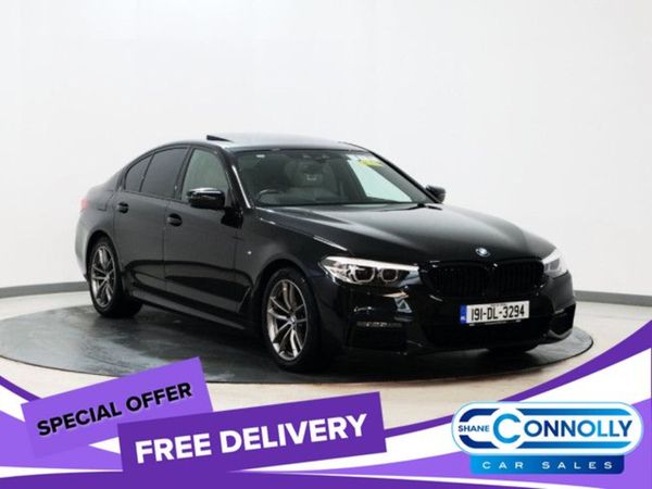 BMW 5-Series Saloon, Diesel, 2019, Black