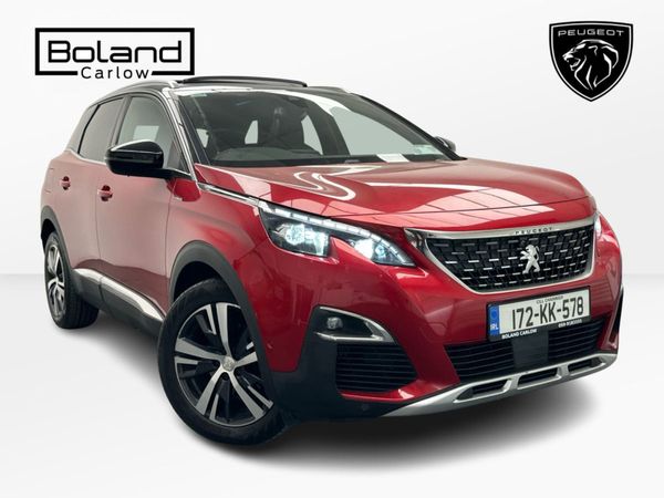 Peugeot 3008 SUV, Diesel, 2017, Red