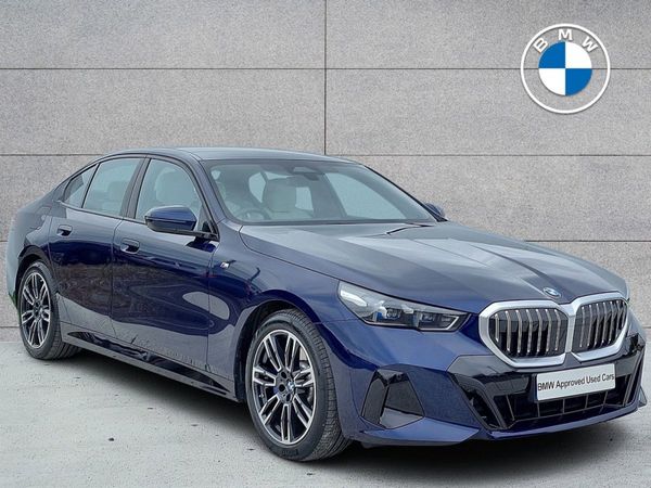 BMW 5-Series Saloon, Petrol, 2025, Blue