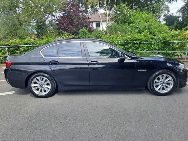 BMW 5-Series Saloon, Diesel, 2015, Black