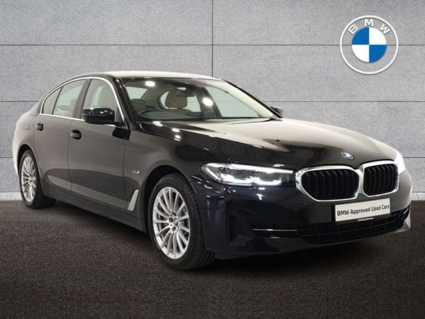 BMW 5-Series Saloon, Petrol Plug-in Hybrid, 2022, Black
