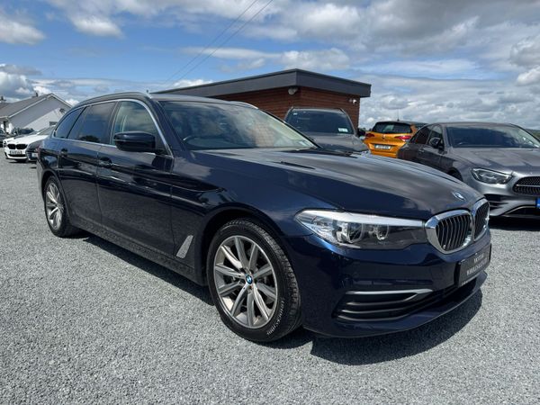 BMW 5-Series Estate, Diesel, 2018, Blue