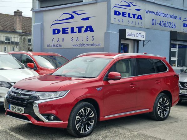 Mitsubishi Outlander SUV, Petrol Plug-in Hybrid, 2018, Red