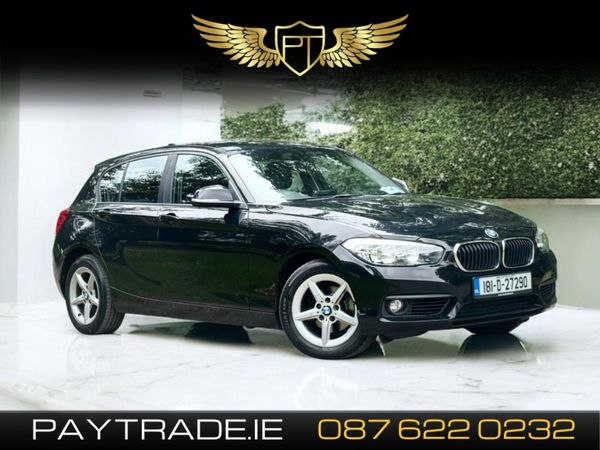 BMW 1-Series Hatchback, Petrol, 2018, Black