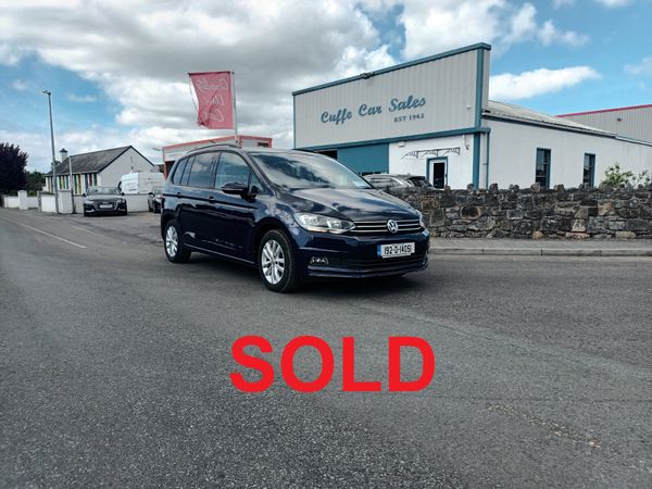 Volkswagen Touran MPV, Diesel, 2019, Blue